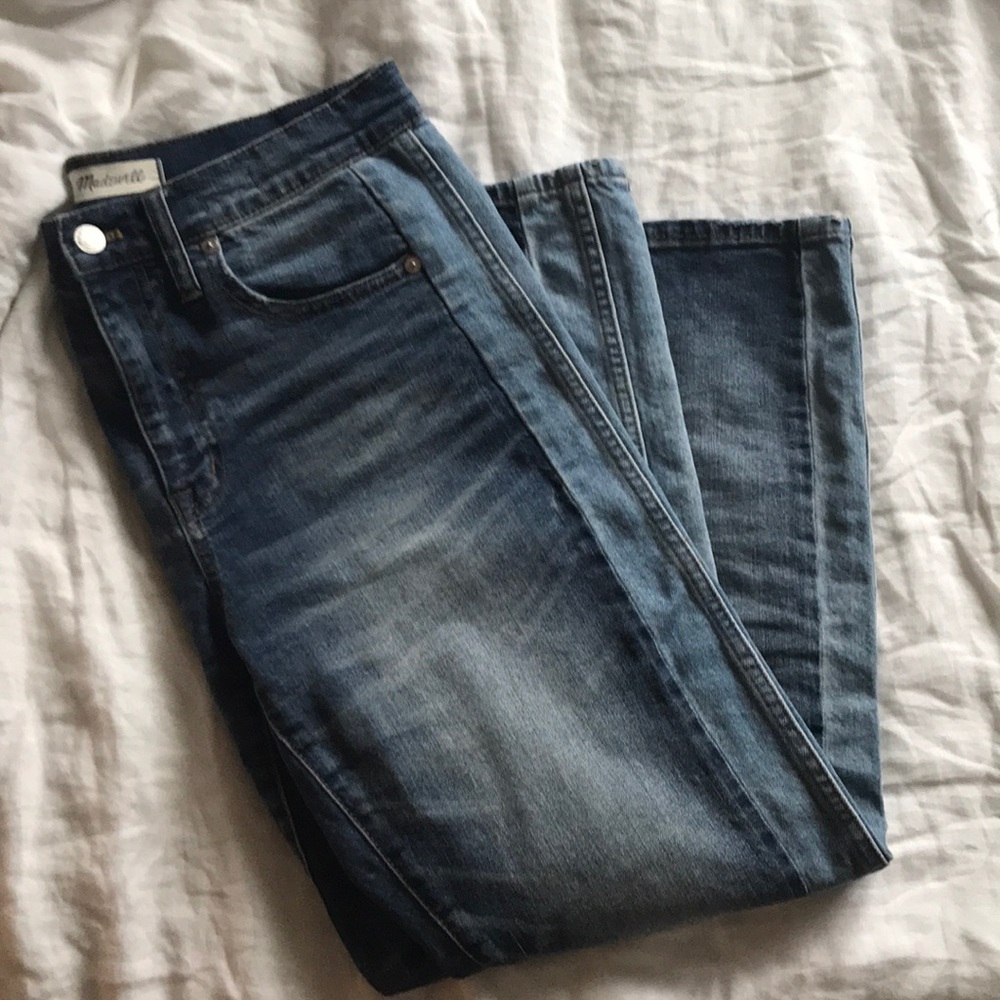 Madewell girlfriend high waisted jeans 27